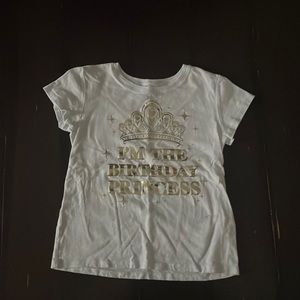 Children place shirt